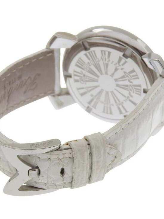 Gaga Milano Manuale 40 Watches 5020 black blackDial Stainless Steel/Emboss...